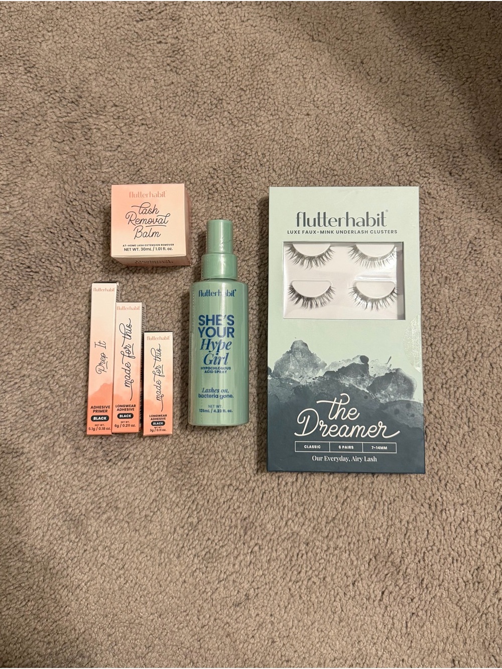 The Dreamer Faux Mink Lashes & Lash Care Set - Black Lashes